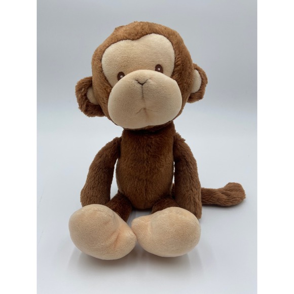Gund Other - Baby Gund Nicky Noodle Monkey Brown Tan Soft Plush Stuffed Animal 6048880
